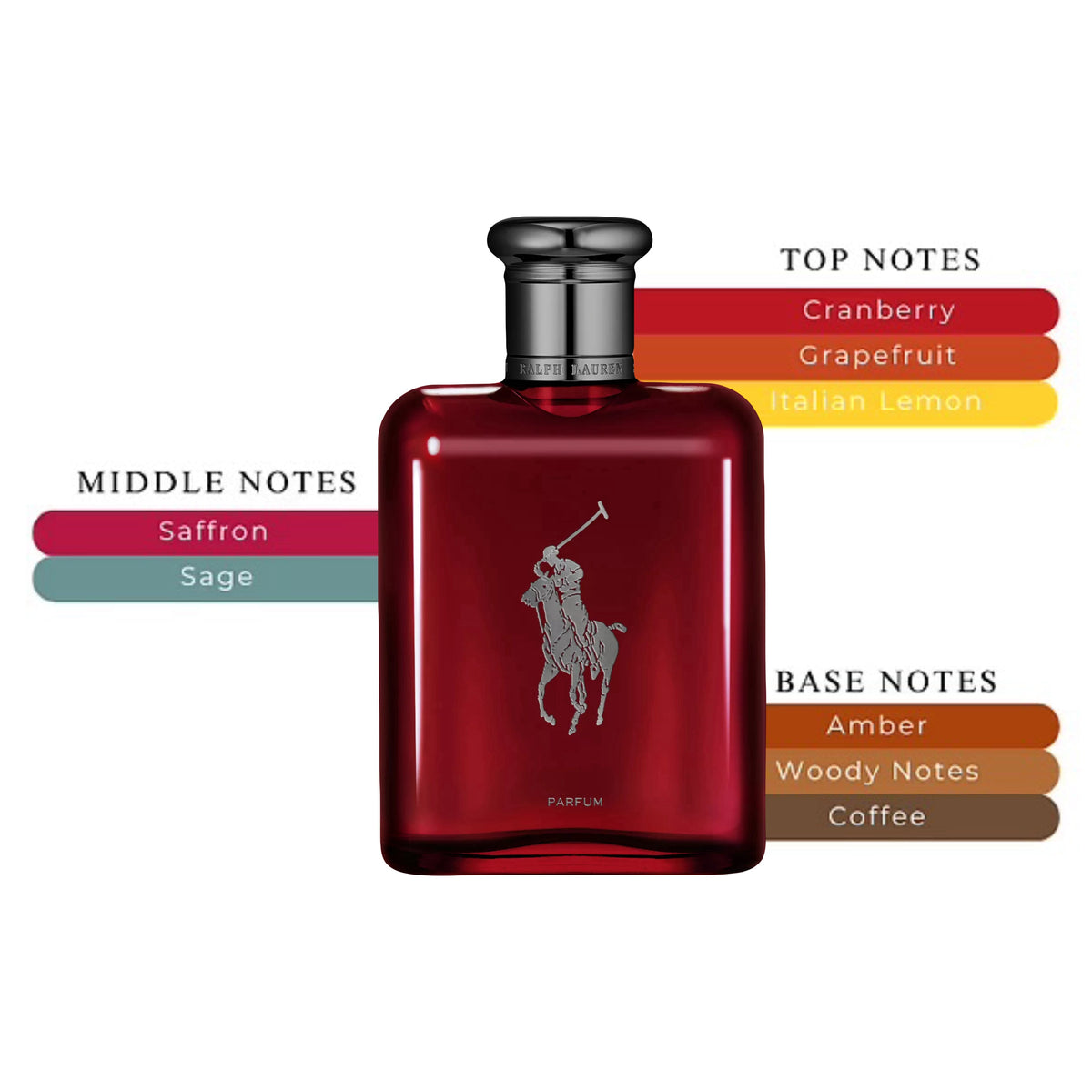 Polo Ralph Lauren Red Men’s Parfum Spray 4.2oz/125ml
